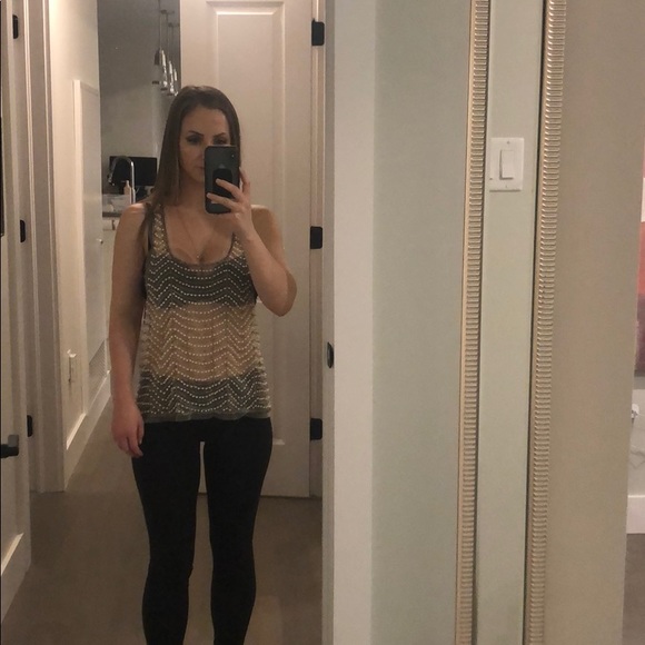 Beaded sheer tank size small NWT - Picture 3 of 6